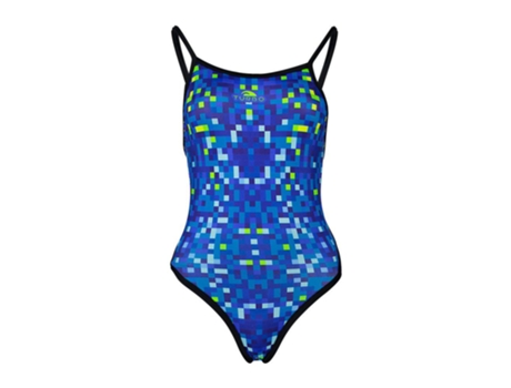 Traje de baño para Mujer TURBO Pixels Revolution Azul para Natacion (XL)