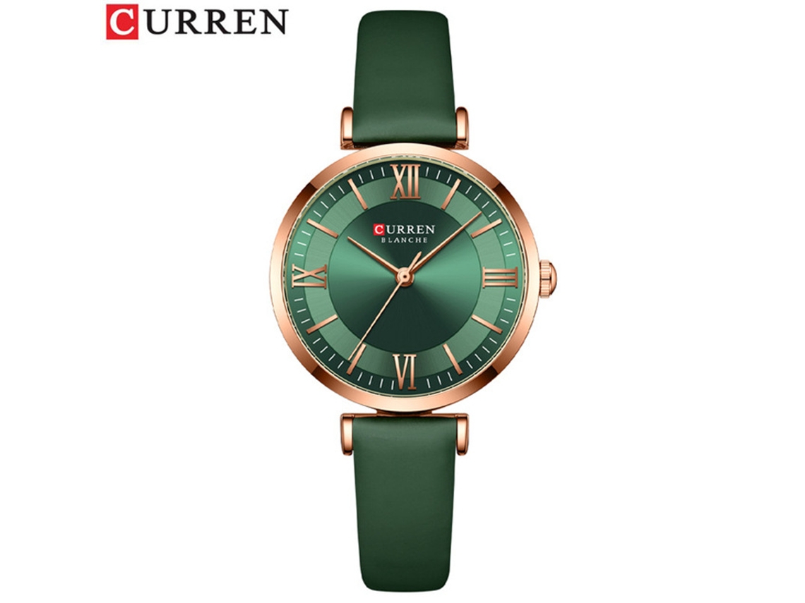 Relógio MDUG de Luxo Feminino, Pequeno, Elegante, Todo Dourado