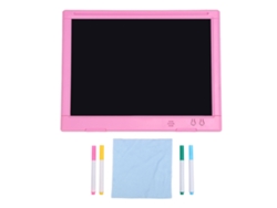 Tableta De Escritura Lcd Con Luz Y Música Para Niños, Protección Ocular, Pizarra De Dibujo Rosa
