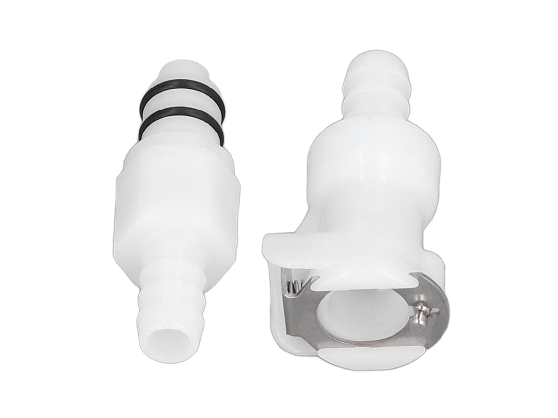 Conector rápido de manguera de plástico (con bloqueo para alimentos)