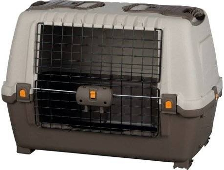 Transportín de Coches para Perros TRIXIE Transpirable (Marrón - Metal)