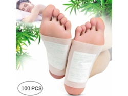 100 Pads Detox Foot Patches para Foot &amp; Body Detox Alívio Da Dor Muscular Do Pé Relaxamento Durma Melhor e Bem-Estar Ferramenta de Cuidados com Os GERTIZ