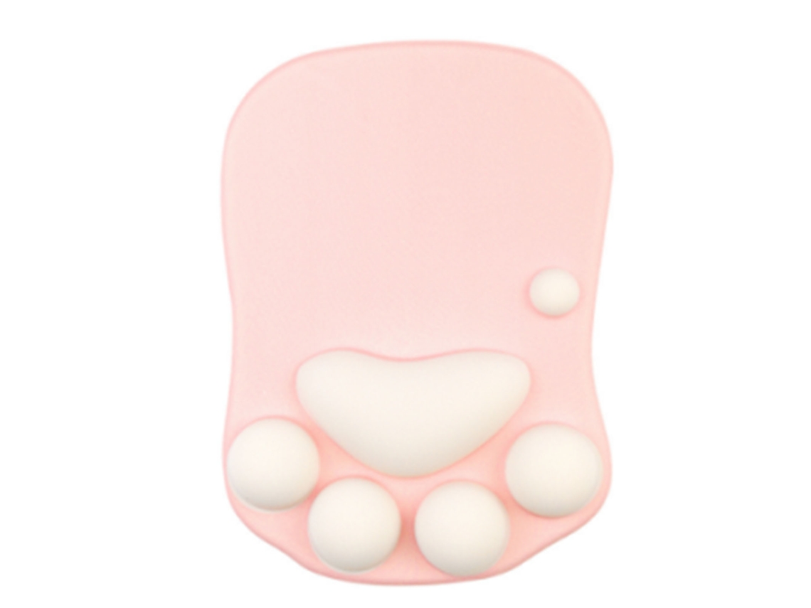 Baoj-2026almohadilla Para Ratón Ergonómica Suave Y Cómoda Con Base Antideslizante, Cute Claw Paw Para Hogar Y Oficina