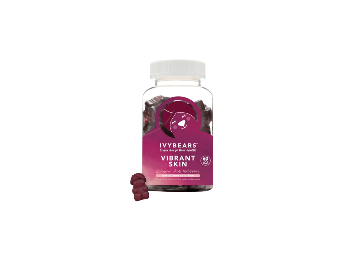Gummies IVY BEARS Vibrant Skin (60 Unidades)