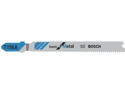 Hoja de Sierra de Calar BOSCH T 118 A Basic para Metal