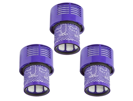 Unidad de filtro lavable para aspiradora Dyson V10 Sv12 Cyclone Animal Absolute Total Clean (paquete de 3)
