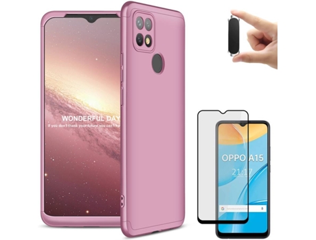 Funda, Protector y Soporte Oppo A15 PHONESHIELD Flexguard Rosa