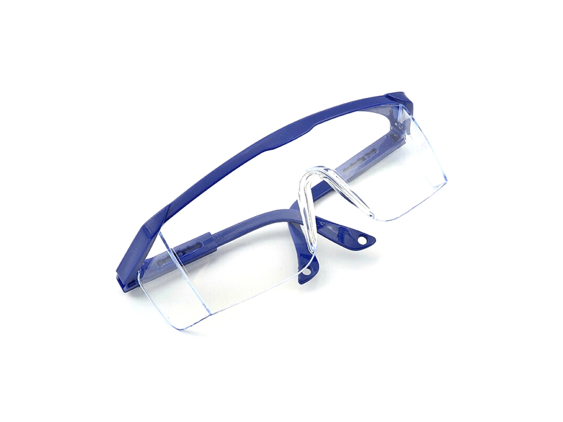Gafas de seguridad antisaliva y química