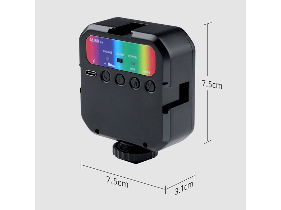Rebe-linterna Led Portátil Para Cámara Con Control Remoto, Luz De Relleno Para Fotografía Y Streaming De Bolsillo