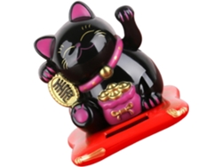 Colgante De Poliestireno Para Coche - 14 Cm Decoración Silenciosa En Una Estatua De Gato Exitosa