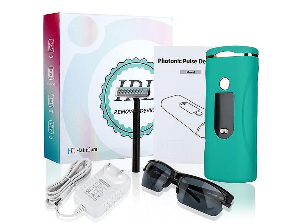 Dispositivo profesional de depilación láser IPL con pulsos de luz, indoloro, para depilación facial, de línea del bikini y corporal, con 999.999 destellos. Nostalgia88
