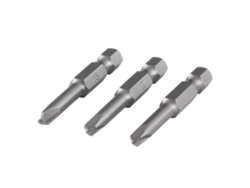 WOLFCRAFT 1268000 1 Juego de Puntas de Atornillador de 3 Piezas Tri-Wing 1 2 3