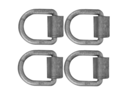 Juego De 4 Anillos De Sujeción Soldables Para Remolques, Camiones Y Aplicaciones Agrícolas.