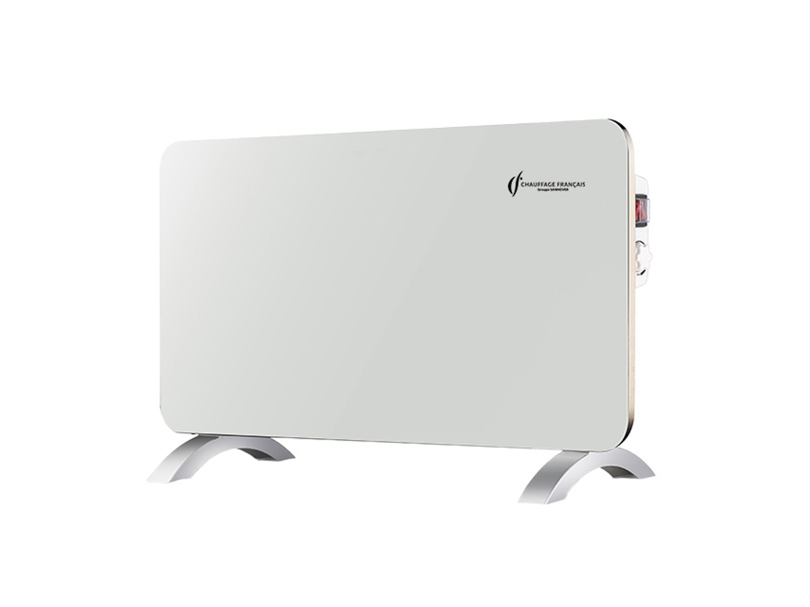 Radiador Eléctrico Móvil De Vidrio Sorimo Sannover 1000 W Blanco