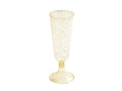 (estilo 2) 25 Copas De Champán Desechables De 150 Ml Cada Una, Fabricadas En Plástico Transparente.