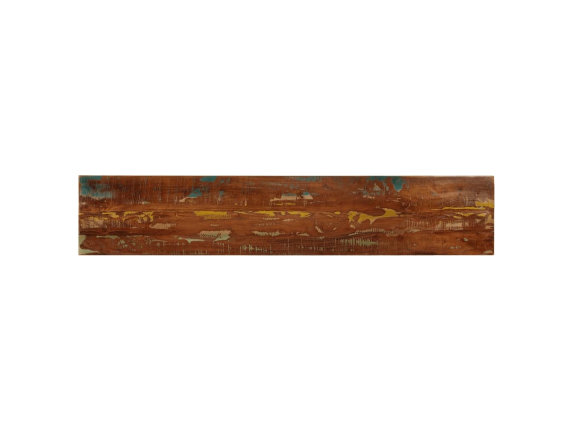 Tablero Mesa Rectangular Madera Maciza Reciclada 180x20x3,8 Cm