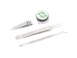 KOFIHETY Kit para Corrección de Uña Encarnada 12uds Almohadillas Quitauñas Elevador de Uñas Herramientas de Pedicura