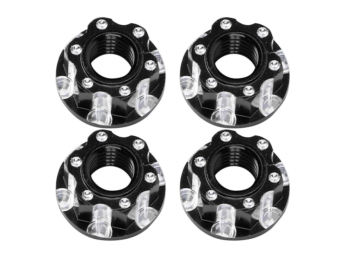 Tuercas hexagonales M4 de aleación de aluminio para HSP Sakura D3 D4 1/10 RC Car Blackvayotoy