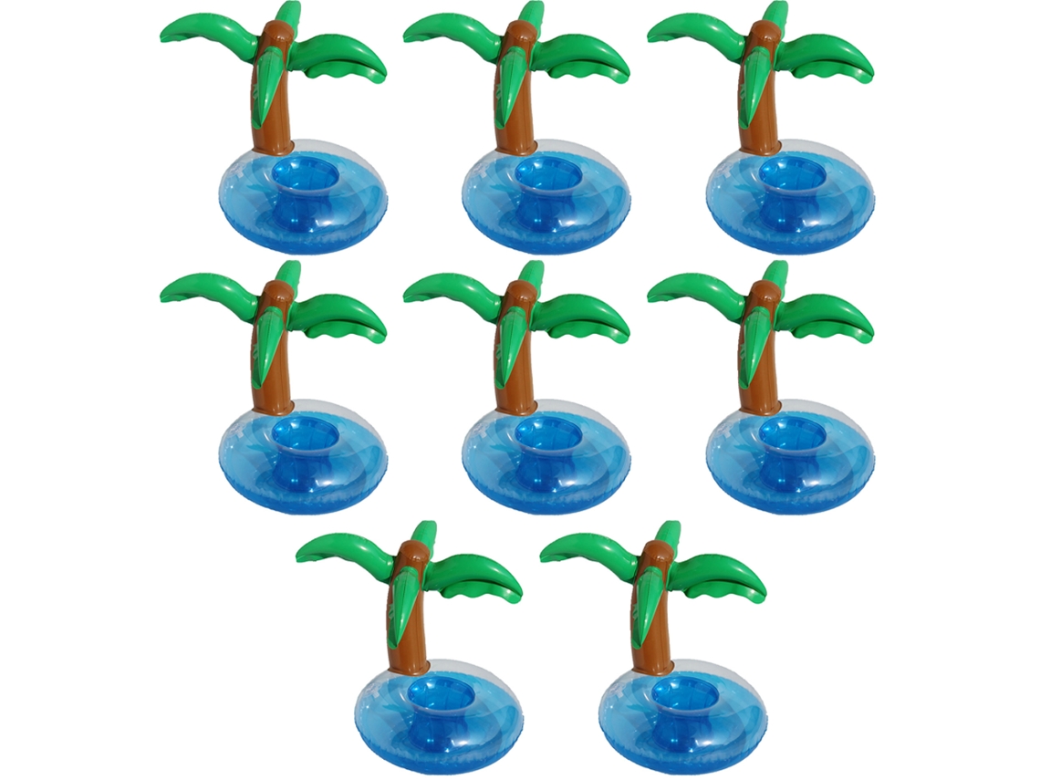 Portavasos flotantes inflables Anillos de bebida para fiestas en la piscina