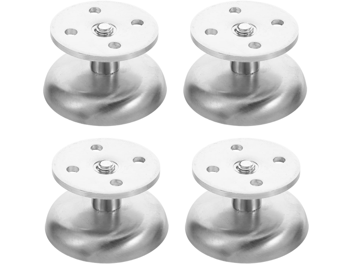 Patas Patas 4 Juego Repuesto Sofá Cama Metal Ajustables