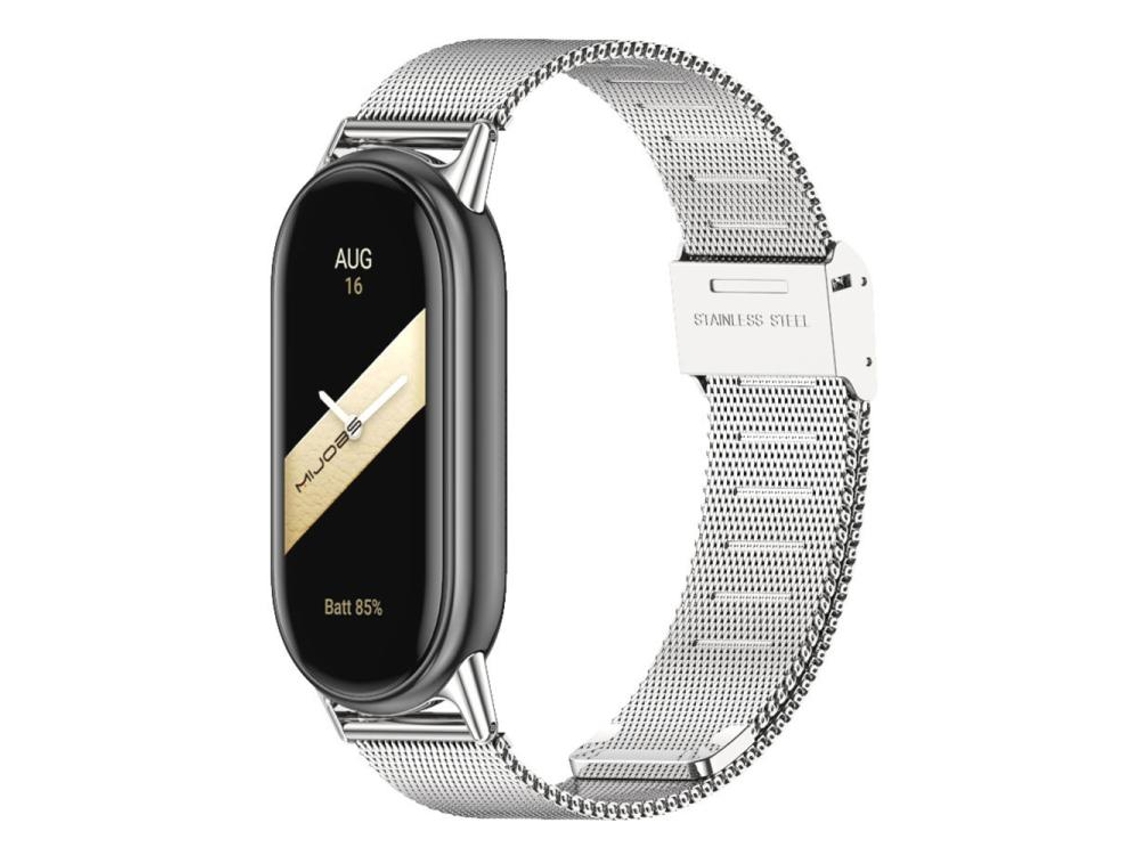 Pulsera para Xiaomi Smart Band 10/9/8 NFC - Milan Metal - Hebilla integrada y relieve
