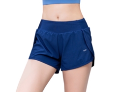 Omni-2026pantalones Cortos Deportivos 2 En 1 Para Mujer Secado Rápido Con Bolsillo Para Running Gimnasia Yoga