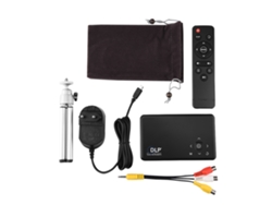 Proyector LED portátil Full HD 1080p para exteriores y cine en casa