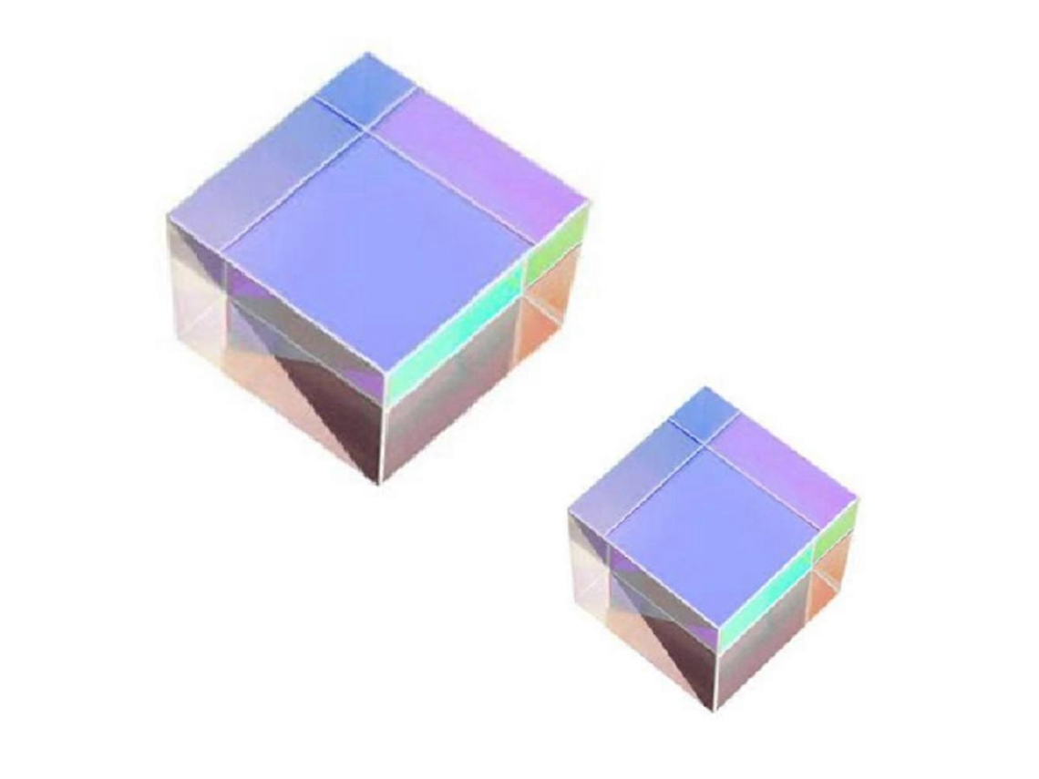 Prisma óptico de cubo de luz arcoíris grande de 20x20x20 mm y 15x15x15 mm - Un regalo para experimentos científicos infantiles