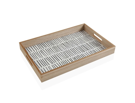 Bandeja De Aperitivos Versa New Lines Madera Mdf (30 X 5 X 45 Cm)