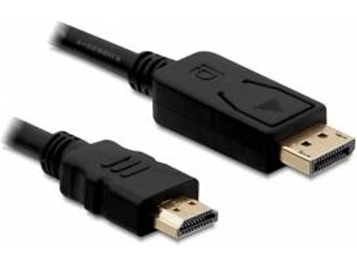 Cable Hdmi A Displayport De 2 Metros, Imagen De Alta Resolución 4k Full Hd Para Portátiles, Televisores, Monitores Y Videojuegos.