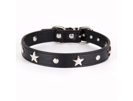 Collar De Perro Con Tachuelas De Estrella Collar De Perro Pequeño Para Perros Pequeños Longitud Ajustable Para Collar De Mascota Gato ELKUAIE