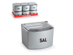 Salero con tapa plata