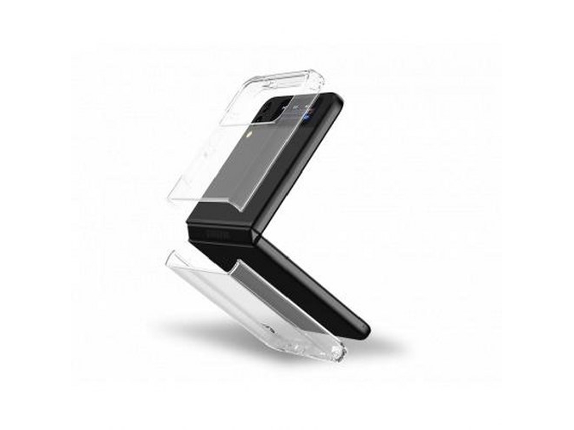 Funda Reforzada Duo para Samsung Galaxy Z Flip 3 FORCE CASE Plástico Resistente Transparente