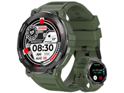 Reloj inteligente Yizhood I96 con batería de larga duración de 35 días, color verde