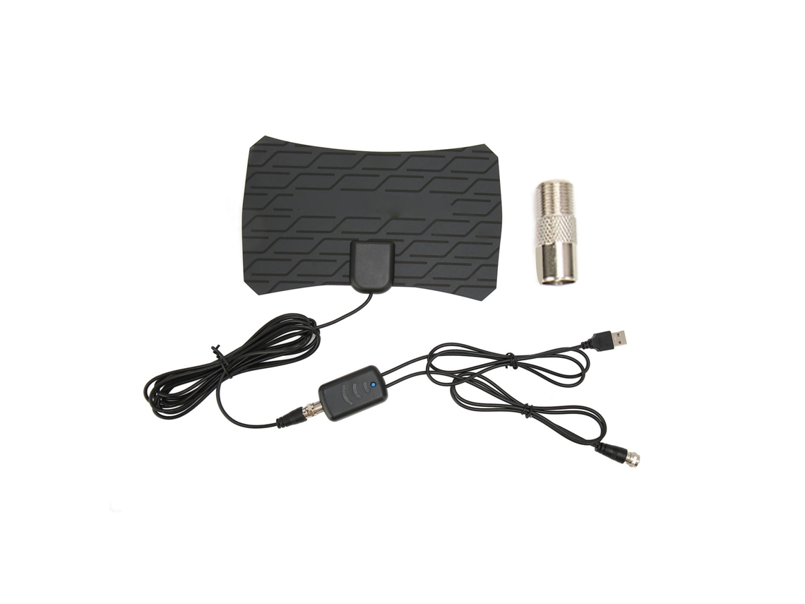 Antena De Tv Digital Hd Amplificada Con Un Alcance De 300 Millas. Compatible Con 4k Y 1080p Para Fire Tv Stick Y Televisores Antiguos.