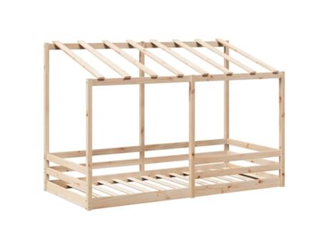 Cama Para Niños VIDAXL Marrón Madera (100x200 cm)