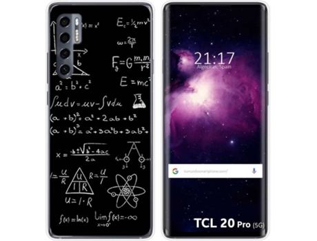 Carcasa TCL 20 Pro 5G TUMUNDOSMARTPHONE Formulas Multicolor