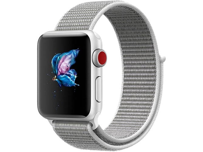 Correa Apple Watch 42, 44 mm WJS Nylon Gris