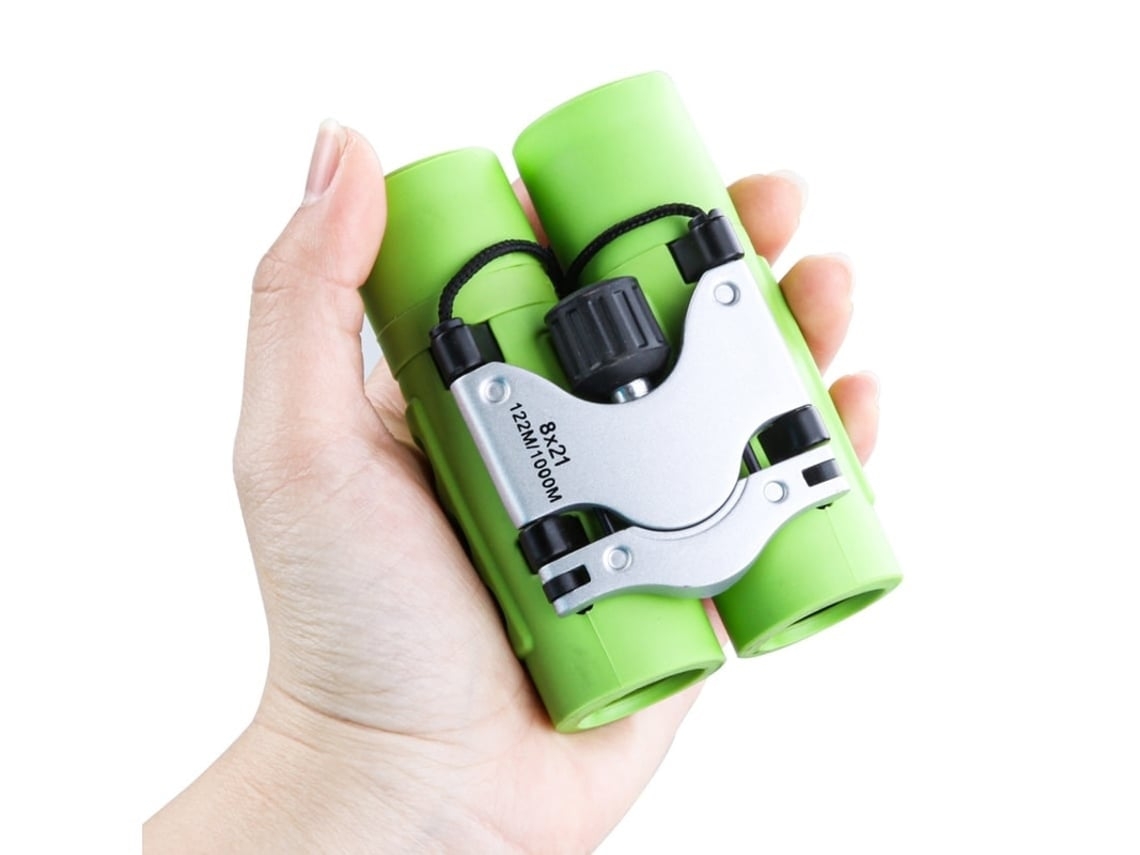 Binoculares de bolsillo mini 8x21, binoculares compactos para adultos y niños, observación de aves, teatro de la ópera Gusshious
