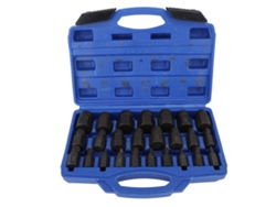 Juego De 25 Extractores De Tornillos, Tamaño Sae, Herramienta Eficaz Para Extraer Tornillos Hexagonales.