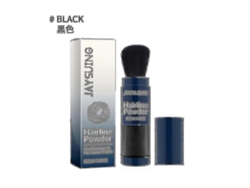 Jaysuing Hair Dense Hair Fiber Powder Thick Hair Fluffy Color Filling Hairline Refreshing Oil Control Powder Black 8g Black 8g