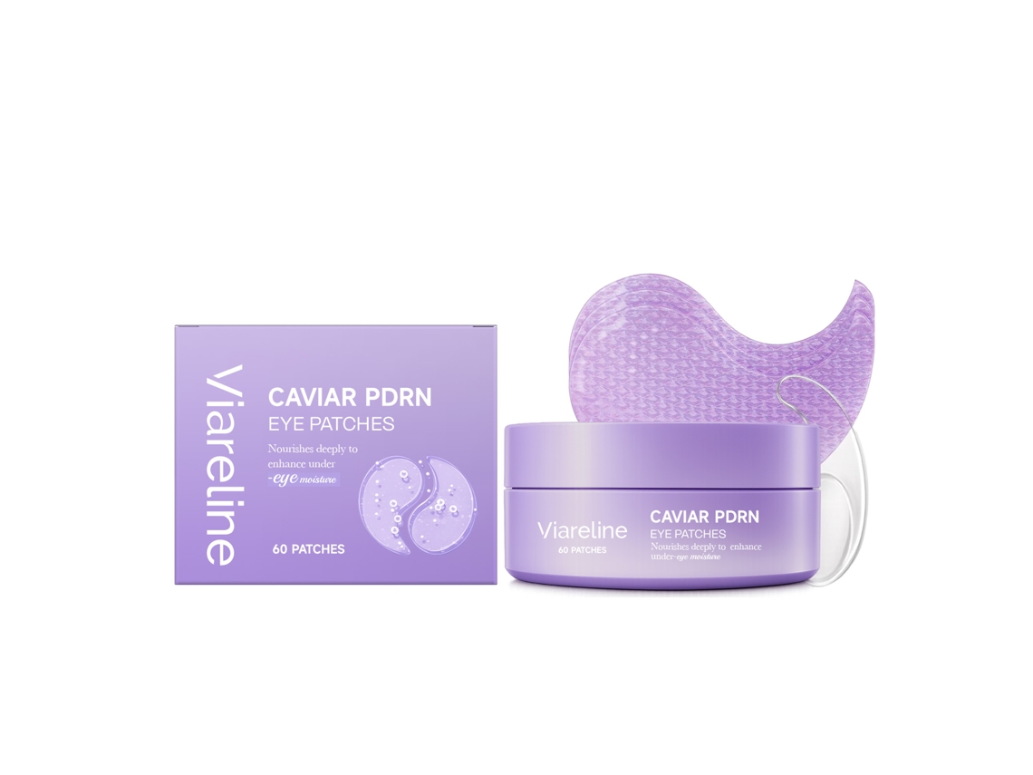 Mascarilla hidratante para ojos suave y ligera con aroma a caviar.