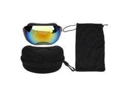 Gafas De Sol Para Perros Antiniebla Protección Uv Ajustables Cómodas Respirantes Marco Follaje Lente Roja