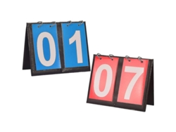 2026-tablero De Puntuación Deportivo Digital Plegable Para Fútbol Tenis Mesa, 2 Piezas Azul Rojo