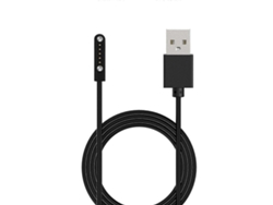 Cargador USB de 5 pines y 12 mm para reloj inteligente, cable de carga magnético y adaptador de corriente para bicicleta eléctrica Ly