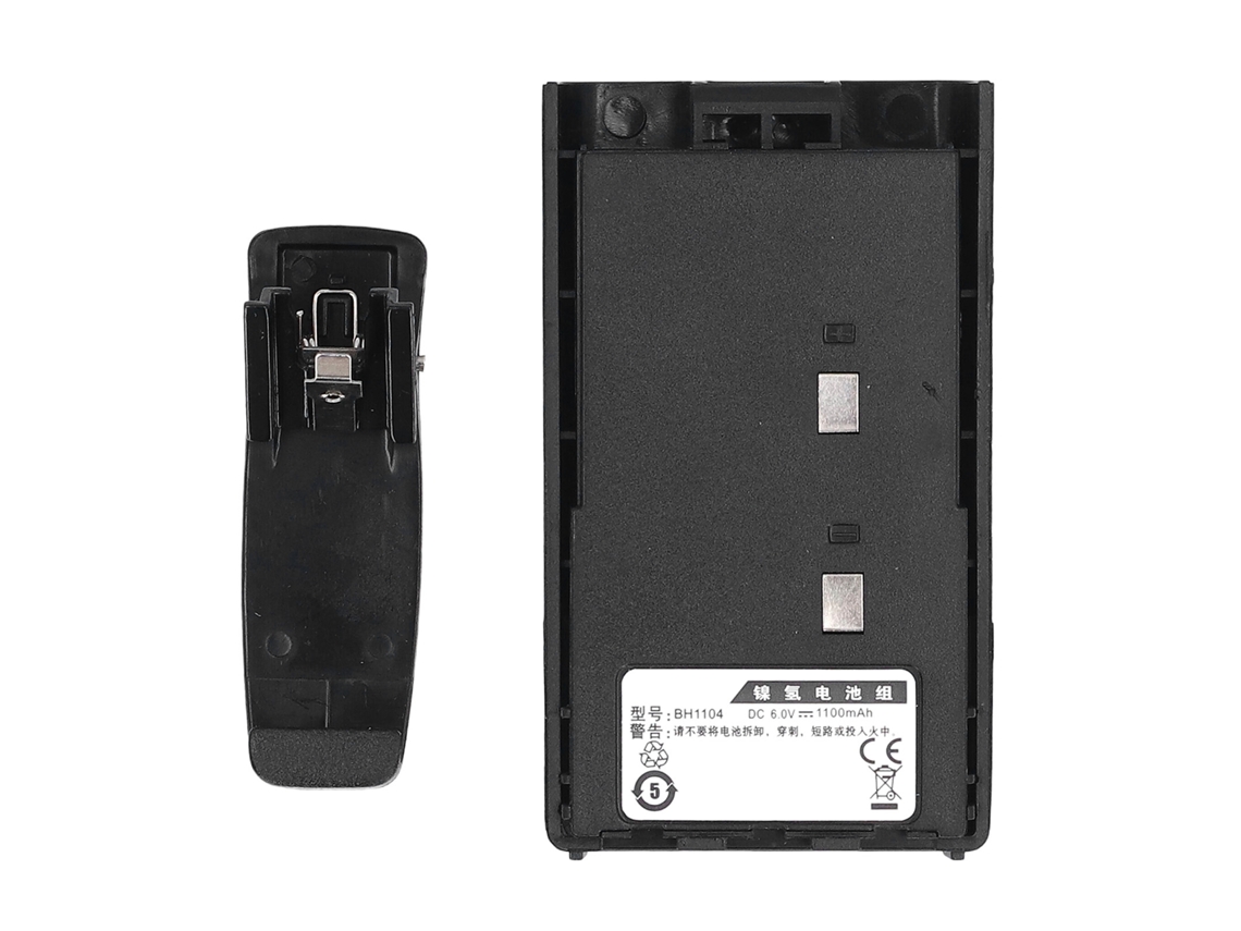 Batería De Repuesto Para Radio Bidireccional Hytera Bh1104 Tc500 De 6 V Y 1100 Mah.
