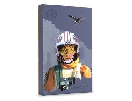 SEAGATE Game Drive Luke Skywalker Special Edition FireCuda disco duro externo 2 TB Negro