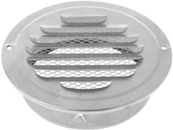 Rejilla De Ventilación Westux Acero Inoxidable, Rejilla Para Pared Exterior, Cubierta Conducto Redondo (tam...
