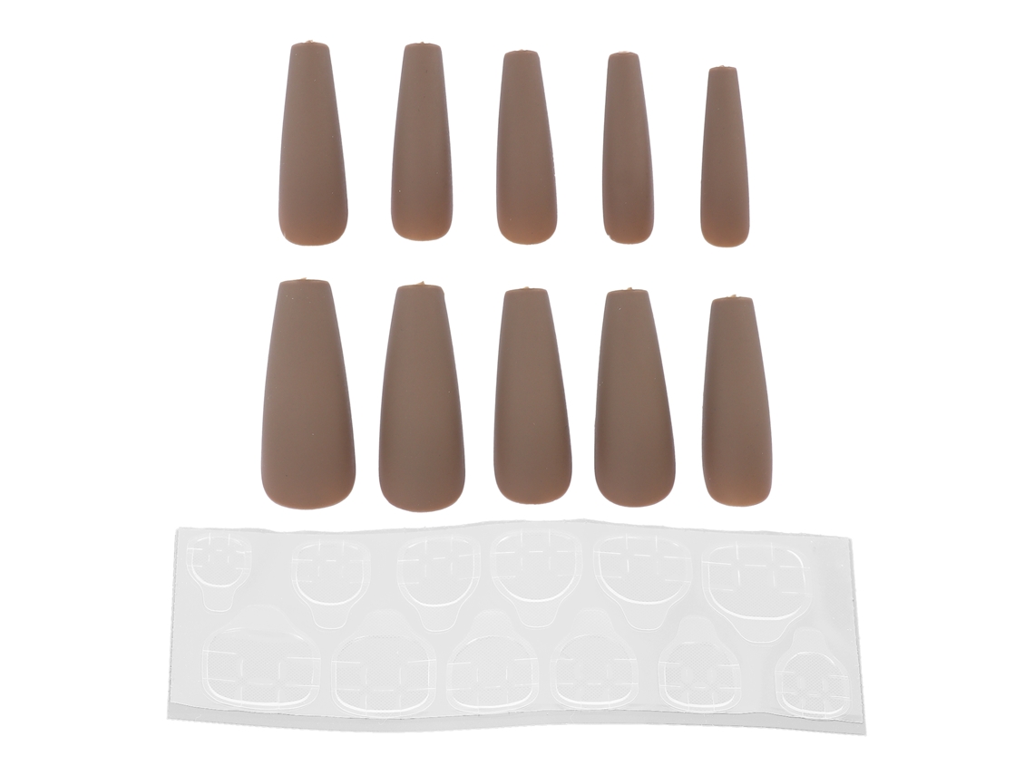 Unhas Falsas De Luxo Longas Em Forma De Caixão Prensáveis - N5355-06
