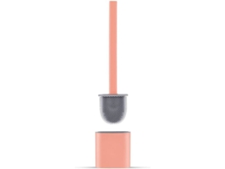 2026-cepillo De Inodoro De Silicona Plano Antibacteriano Antigoteo Secado Rápido Montaje Pared/suelo Rosa